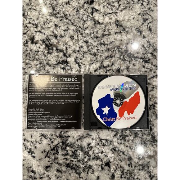Singing Men Of North Central Texas Christ Be Praised 16 track CD - Picture 3 of 4